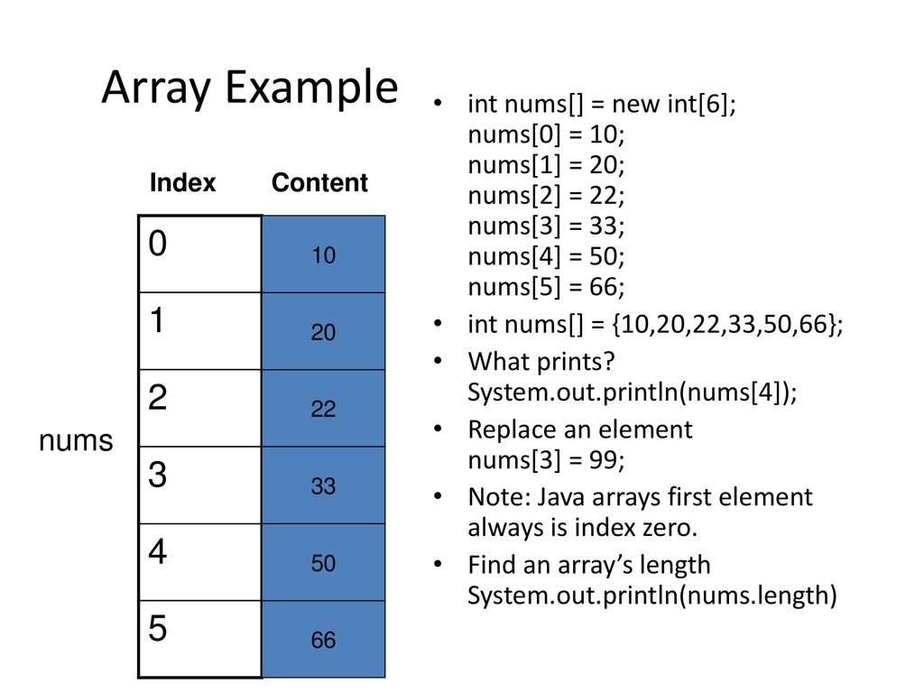 Arrays Declare the Array of 100 elements Notes - ppt download